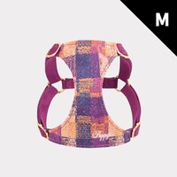puppytie 胸背+牽繩組 莫內風 春光粉 (防止暴衝|穿戴舒適)
