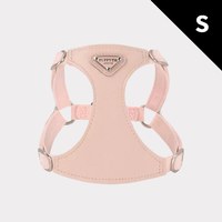 puppytie 胸背+牽繩組 粉色三角標 草莓粉 (防止暴衝|穿戴舒適)