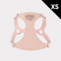 puppytie 胸背+牽繩組 粉色三角標 草莓粉 (防止暴衝|穿戴舒適)