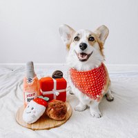 ZippyPaws 就愛在一起 快樂草莓三姊妹 啾啾聲 狗玩具 寵物玩具