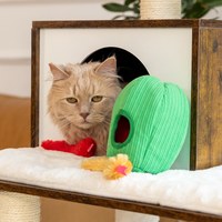 ZippyPaws 貓貓不要追 沙漠小蛇之家 附鈴鐺 貓草 寵物玩具