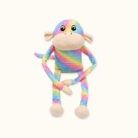 ZippyPaws 彩虹史賓賽 耐咬布偶 叭咘聲 寵物玩具