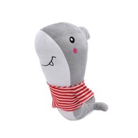 ZippyPaws 吱吱聲頑皮鯊魚 拉扯型互動玩具 寵物玩具