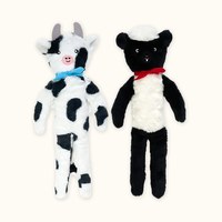 ZippyPaws 就愛在一起 綿羊&乳牛 啾啾聲 狗玩具 寵物玩具