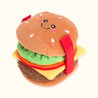 ZippyPaws 藏好才好吃 漢堡&貝果 藏食互動 狗玩具 寵物玩具