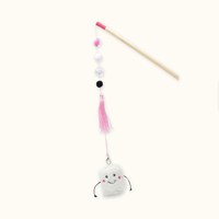 ZippyPaws 軟軟棉花糖逗貓棒 附貓薄荷 寵物玩具