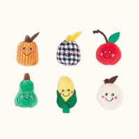 ZippyPaws gogo蔬果攤 蔬果寶寶6入組 附貓薄荷 寵物玩具