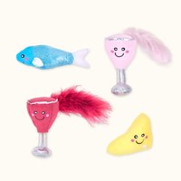 ZippyPaws 一定要儀式感吧 浪漫燭光晚餐 附貓草 貓玩具 寵物玩具