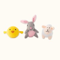 ZippyPaws 就愛在一起 小雞&小兔&小羊 啾啾聲 狗玩具 寵物玩具