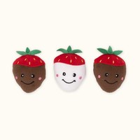 ZippyPaws 就愛在一起 快樂草莓三姊妹 啾啾聲 狗玩具 寵物玩具