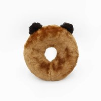 ZippyPaws 巧克力熊甜甜圈 寵物玩具(狗玩具|有聲玩具)