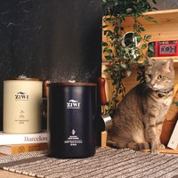 ZIWI巔峰 北美胡桃木飼料桶 深藍 (飼料保存|不鏽鋼飼料桶)