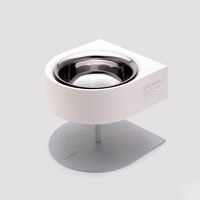 SPUTNIK 可調式寵物防蟻碗架組 白色(飼料碗|水碗)