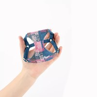 puppytie 胸背+牽繩組 莫內風 暗夜藍 (防止暴衝|穿戴舒適)