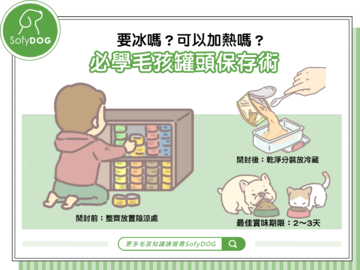 要冰嗎？可以加熱嗎？必學毛孩罐頭保存術