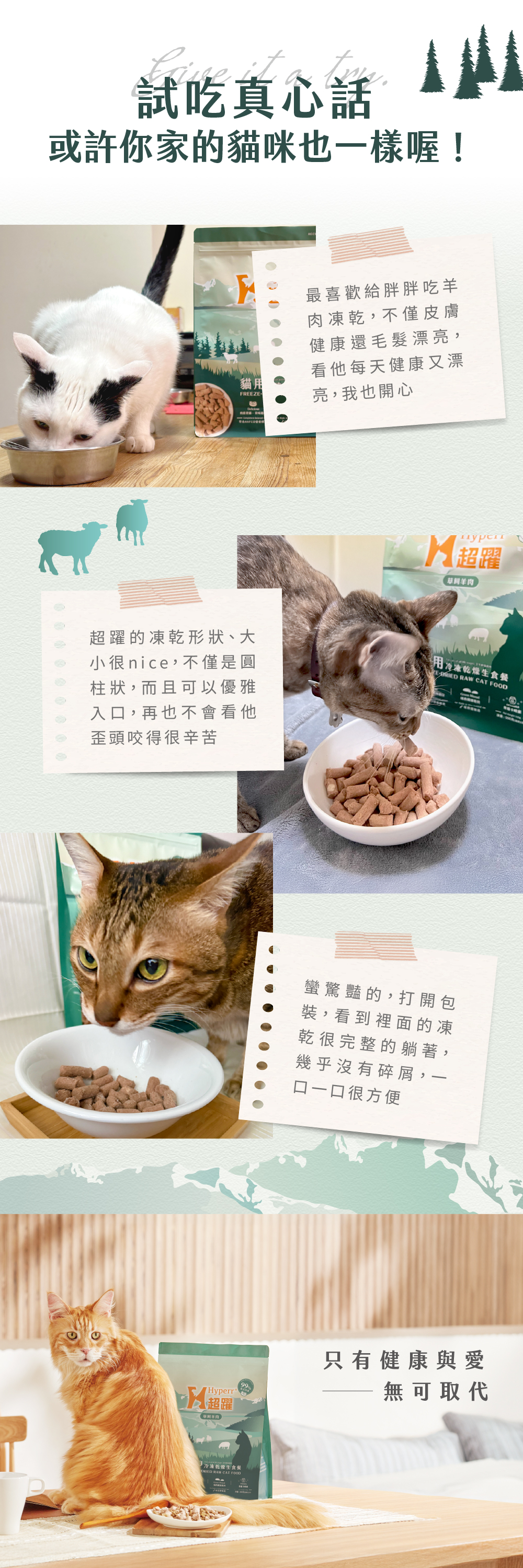 Hyperr超躍羊肉凍乾貓咪好評分享。