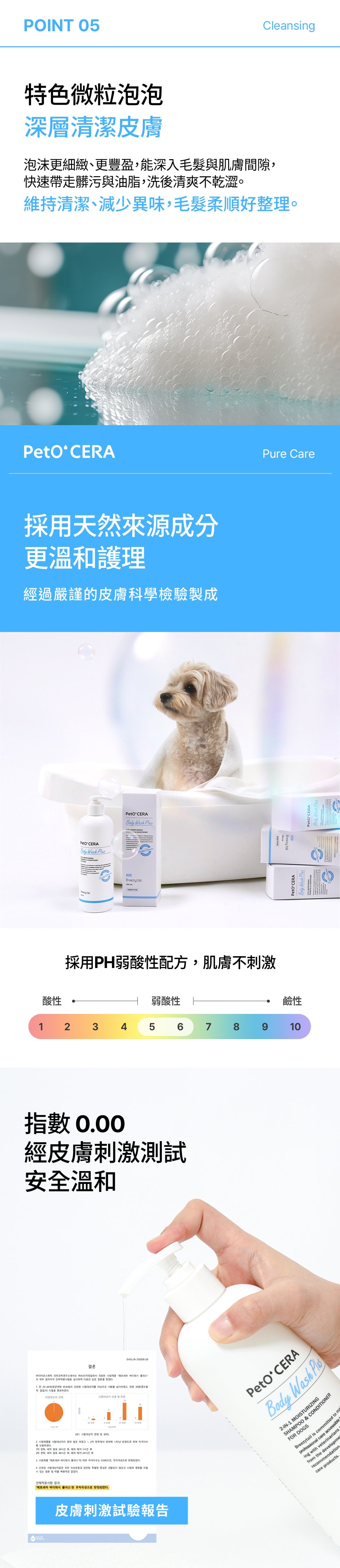 幫助維持狗狗身體潔淨即舒爽。