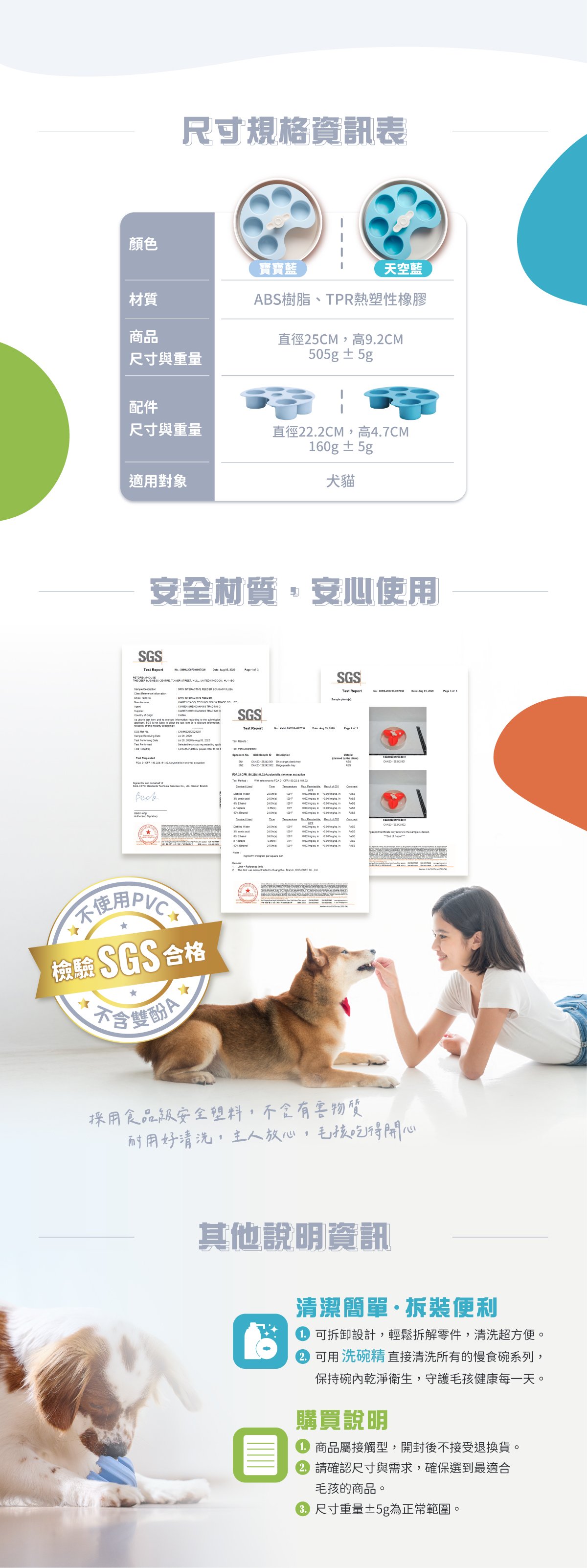 產品安全說明 產品安全說明