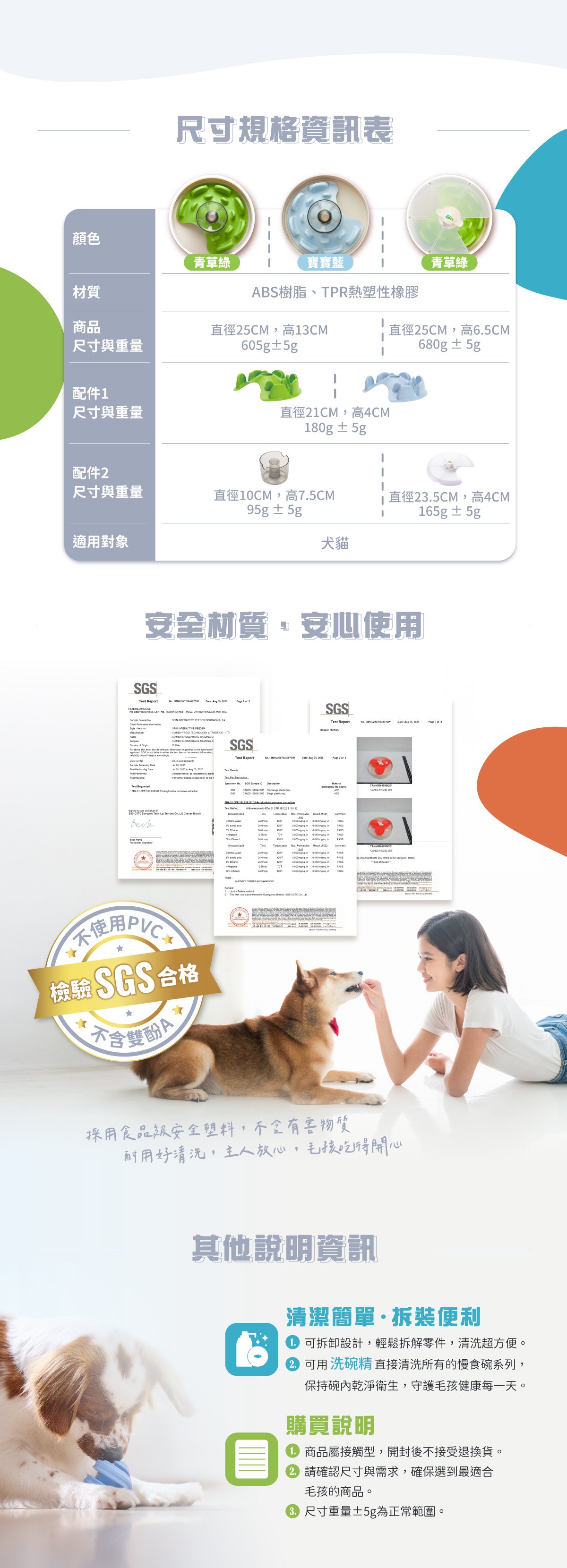 產品安全說明 產品安全說明