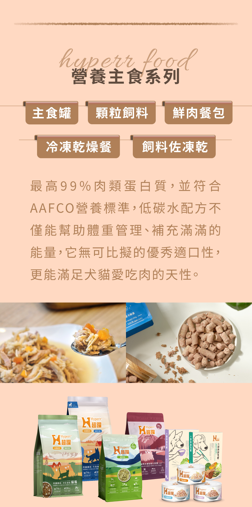 Hyperr超躍 犬貓飼料、凍乾、主食罐、鮮食 Hyperr超躍 犬貓飼料、凍乾、主食罐、鮮食