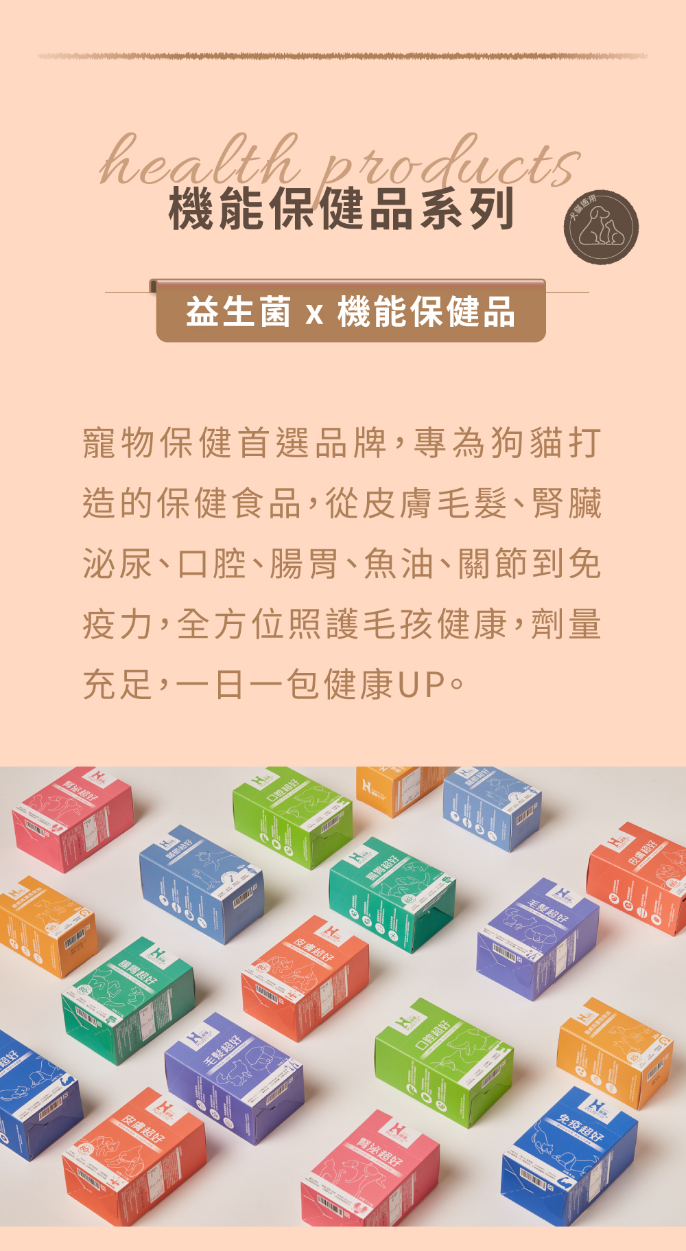 Hyperr超躍 犬貓益生菌、魚油、保健品 Hyperr超躍 犬貓益生菌、魚油、保健品